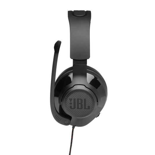 JBL Quantum 200 - Black - Wired over-ear gaming headset with flip-up mic - Detailshot 4 image number null